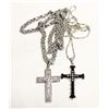 Image 1 : 2 CROSS MEN NECKLACES
