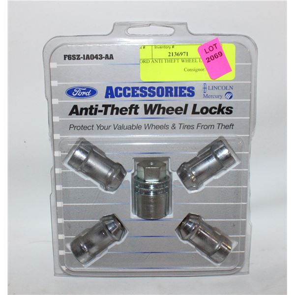 FORD ANTI THEFT WHEEL LOCK SET