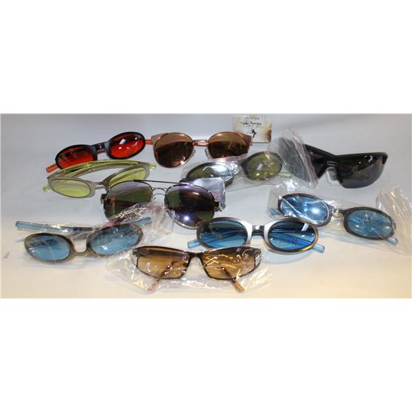 LOT OF 10 SUNGLASSES