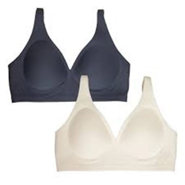 NEW 2PK BUFFALO DAVID BUTTON SMALL WIRE FREE BRA