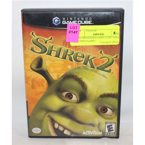 2001 NINTENDO GAME CUBE SHREK 2 VIDEO GAME+