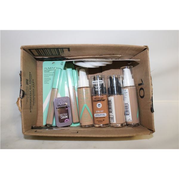 BOX OF NEW MAKE-UP