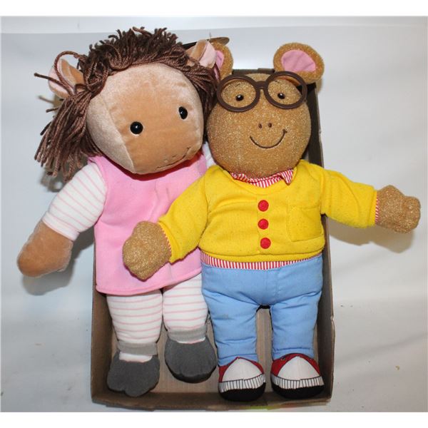 VINTAGE HASBRO PLAYSKOOL "TALKING ARTHUR" W/D.W.