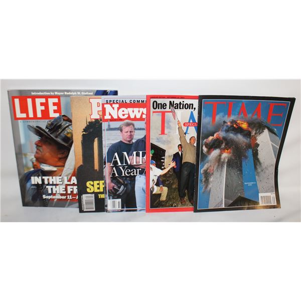 LIFE SEPTEMBER 11 COMMEMORATIVE BOOK & OTHER