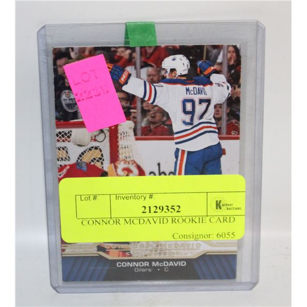 CONNOR MCDAVID ROOKIE CARD