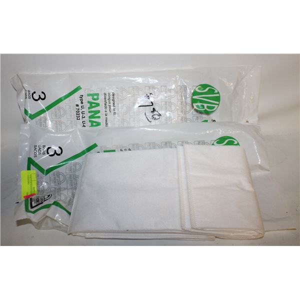 VACUUM BAGS PANASONIC 2 BAGS 3 PER BAG