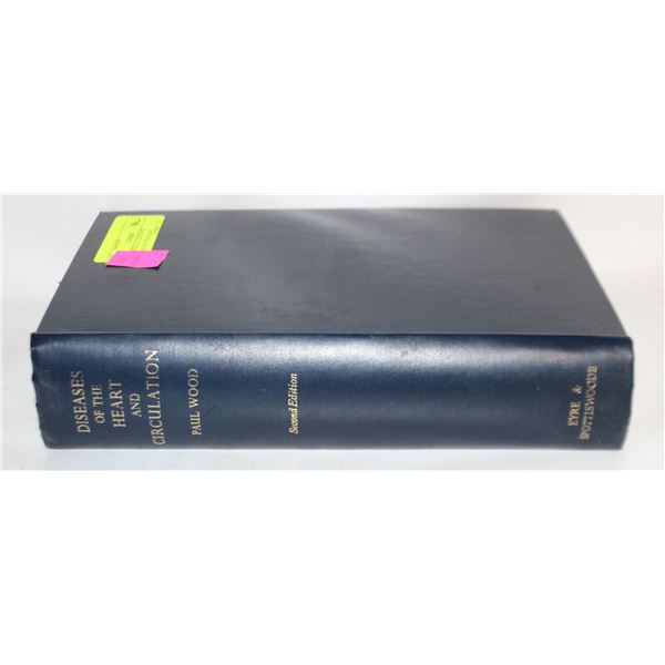 1962 MEDICAL TEXTBOOK- DISEASES OF THE HEART