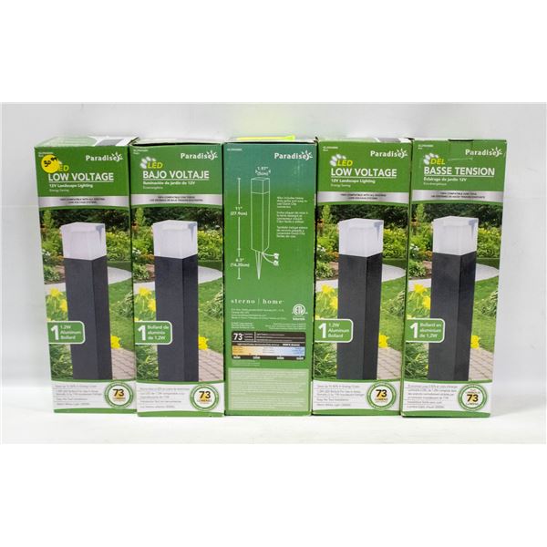 5 NEW LOW VOLTAGE LANDSCAPE LIGHTING