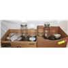 Image 1 : 2 BOXES OF ASSORTED MASON JARS/CANNING LIDS ETC