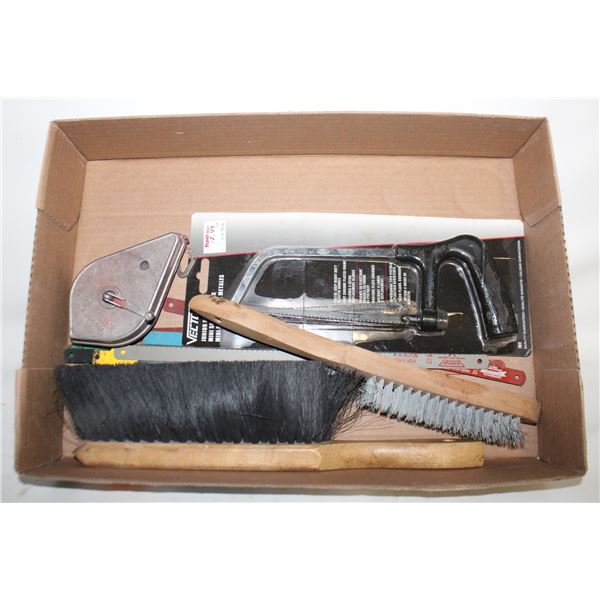 HACKSAW,BLADES,BRUSHES,CHALK LINE