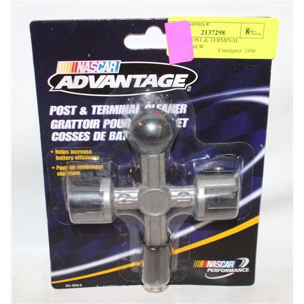 NASCAR POST & TERMINAL CLEANER NEW