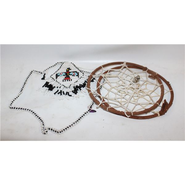 THUNDERBIRD HAND BEADED NECKLACE