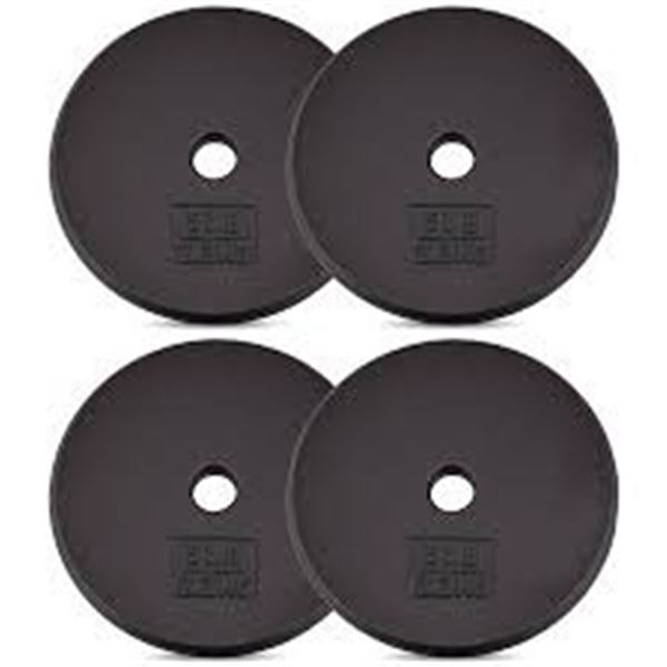 NEW REPACKED YES4ALL 4PCS WEIGHT PLATES 1" 10LBS