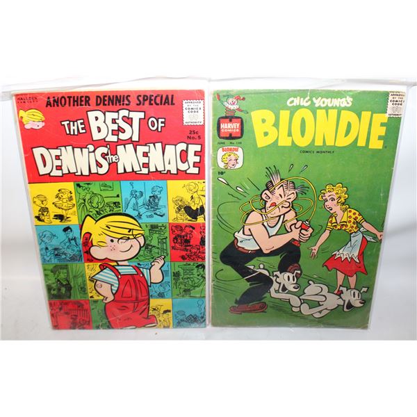 2 1960'S COMICS - 10 CENT BLONDIE & 25 CENT BEST