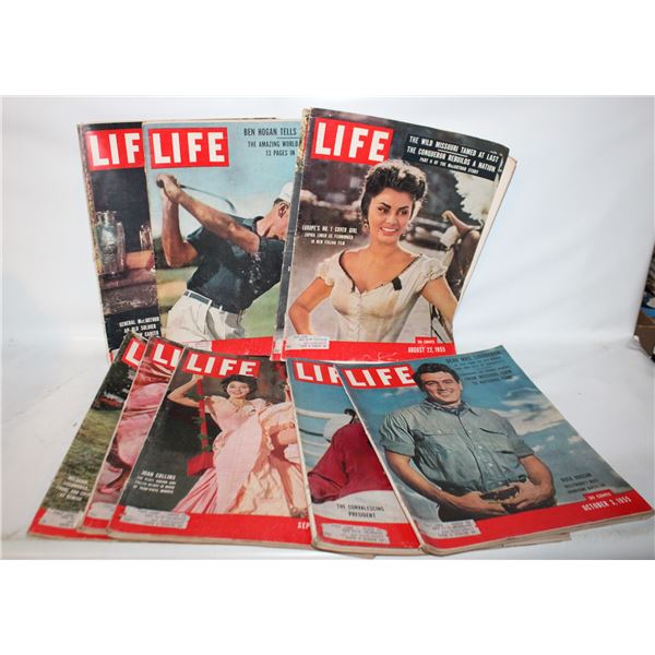 17 1950'S LIFE MAGAZINES
