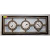 Image 1 : DECORATIVE WALL CLOCK 30 1/2" W X 12" H