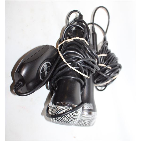 SET OF 2 ROCKBAND USB MICROPHONES