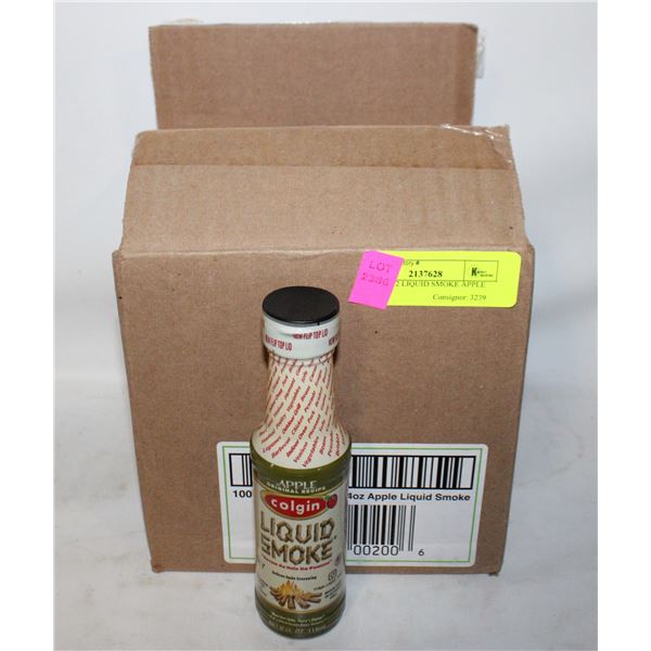 CASE OF 12 LIQUID SMOKE APPLE