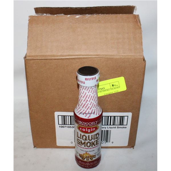 CASE OF 12 LIQUID SMOKE HICKORY