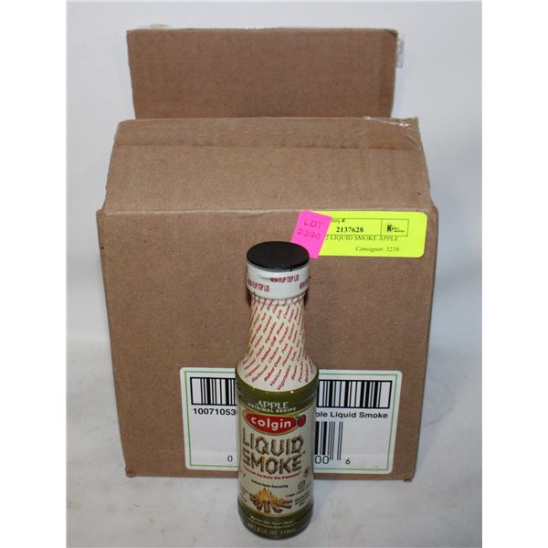 CASE OF 12 LIQUID SMOKE APPLE