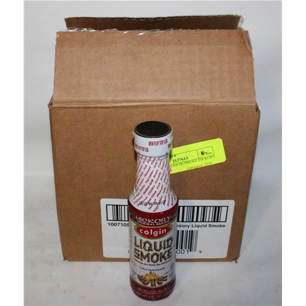 CASE OF 12 LIQUID SMOKE HICKORY