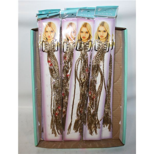 SEALED 10 PC BRAIDED HAIR PC'S