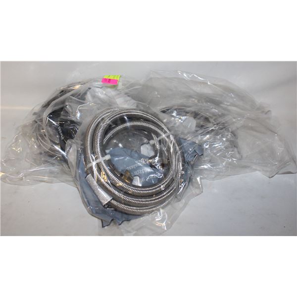 4 X 6 FOOT STAINLESS STEEL APPLIANCE HOSES