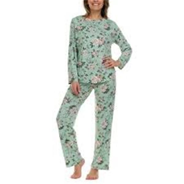 NEW FLORA N HENLEY PAJAMA SET LARGE