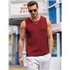 Image 1 : NEW COOFANDY XXL RED TANK TOP