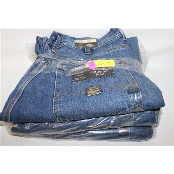3 NEW PAIRS OF BLUE JEANS SIZE 36/32