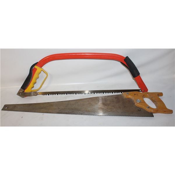 2 HAND SAWS