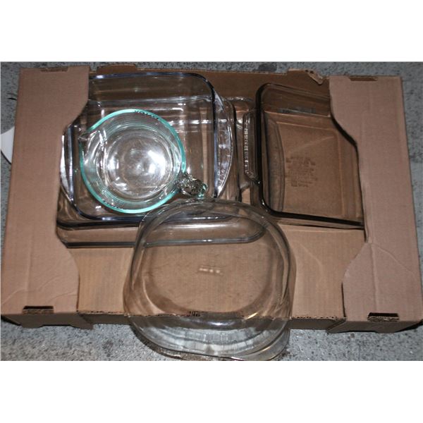 TRAY OF ASSORTED BAKE WARE 6PCS