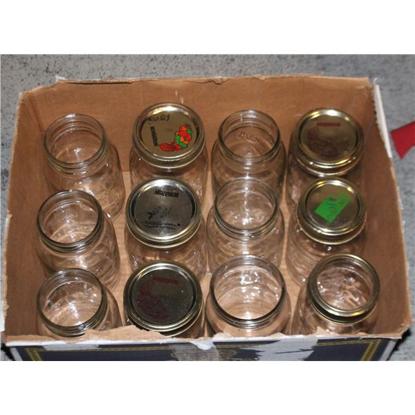 WIDE MOUTH DOMINION/KERR & MORE CANNING JARS