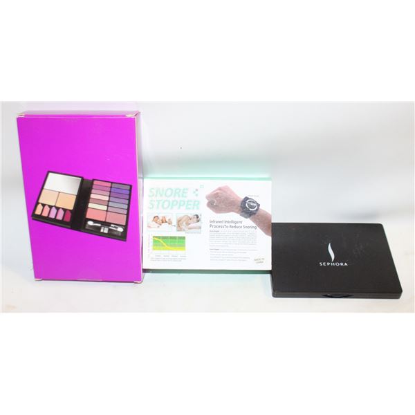 SNORE STOPPER, SEPHORA MIRROR, BEAUTY 101 MAKEUP