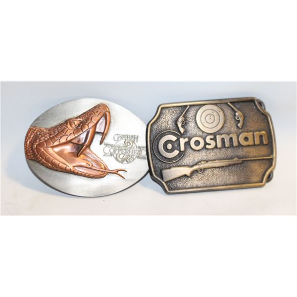 ESTATE CROSMAN BELT BUCKLES TOGETHER-ESTATE