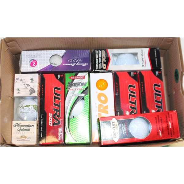 LOT OF 27 NEW GOLF BALLS IN SLEAVES