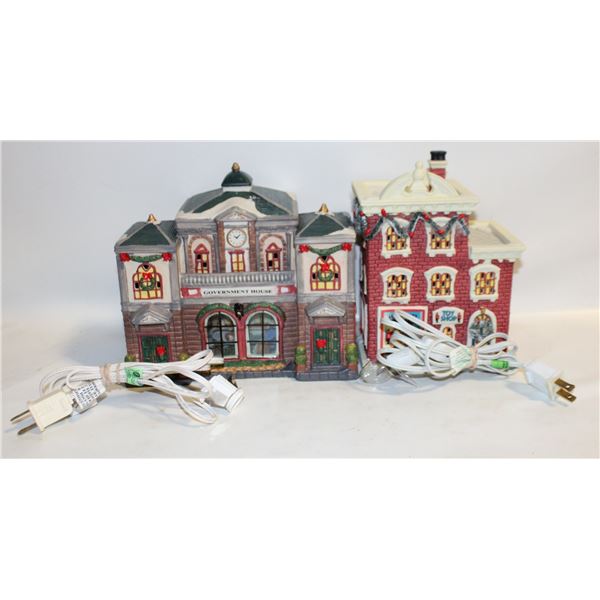 GOVERNMENT HOUSE & TOY SHOP VILLAGE HOUSES