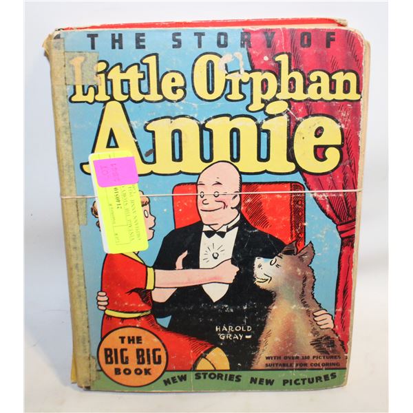 VINTAGE THE STORY OF LITTLE ORPHANN ANNIE 1934