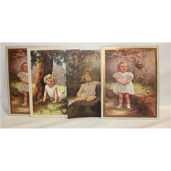 LOT OF 4 ADIELAINE HEIBEL PRINTS