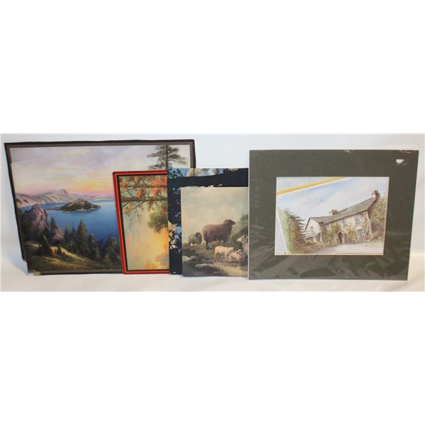 LOT OF VARIOUS COLLECTOR ART WORK