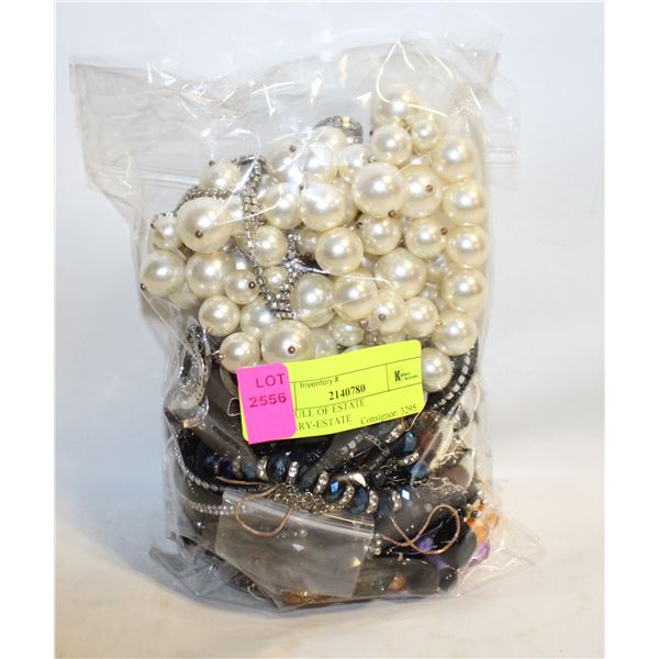 BAG FULL OF ESTATE JEWELRY-ESTATE