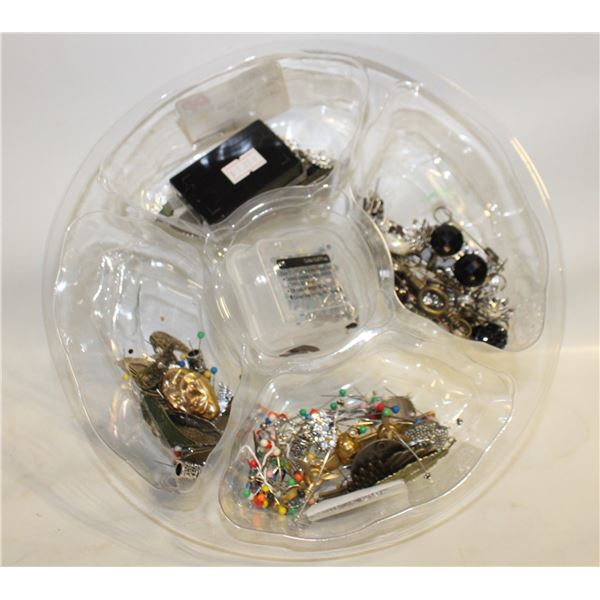 ESTATE JEWELRY MAKING CHARMS & FINDINGS-ESTATE