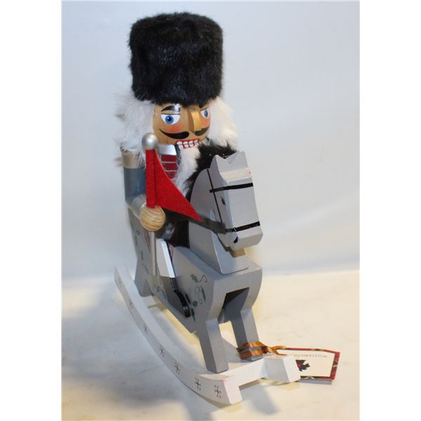 NUTCRACKER ON HORSE 10"