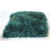 Image 1 : 3FT GREEN SHOWHOME SHEEPSKIN FAUX AREA RUG-ESTATE