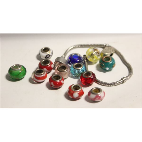 925 SILVER MURANO CHARMS-ESTATE