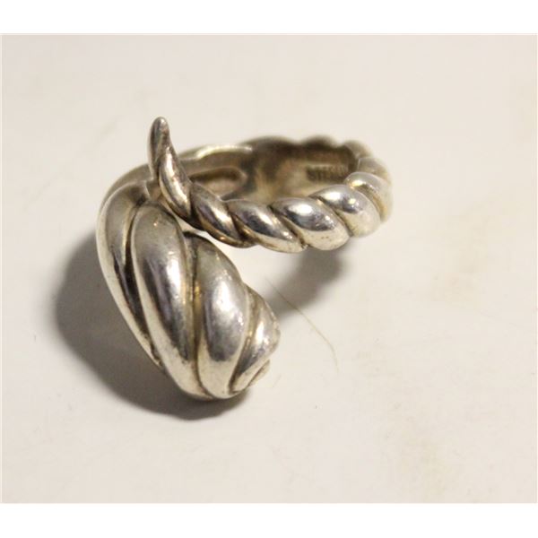 12.5 GRAM STERLING SILVER HALLMARKED RING-ESTATE