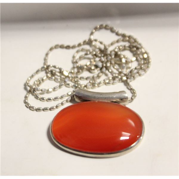 925 SILVER 13.1 GRAM PENDANT NECKLACE-ESTATE