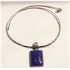 Image 1 : 925 SILVER 19.8 GRAM LAPIS PENDANT WITH