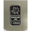 Image 1 : 1 GRAM SILVER MAPLE BAR