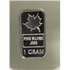 Image 1 : 1 GRAM SILVER MAPLE BAR